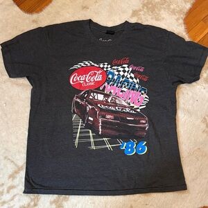 Coca-Cola Classic Racing Tee with Vibrant Graphics